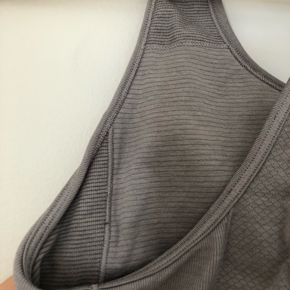 Lululemon Racerback Grey Tank - Picture 7 of 7